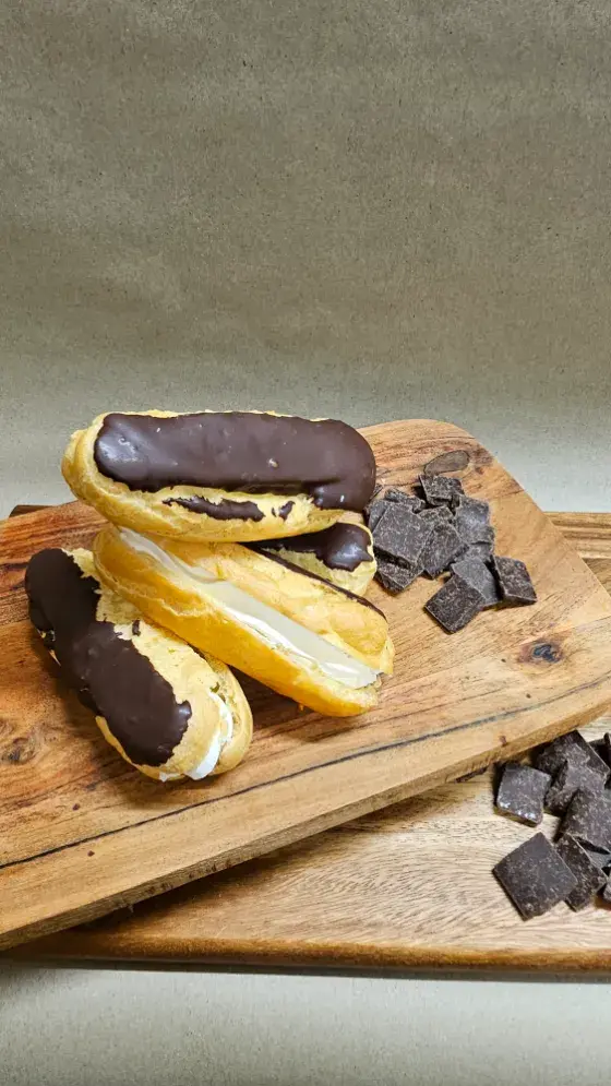 chocolate eclairs