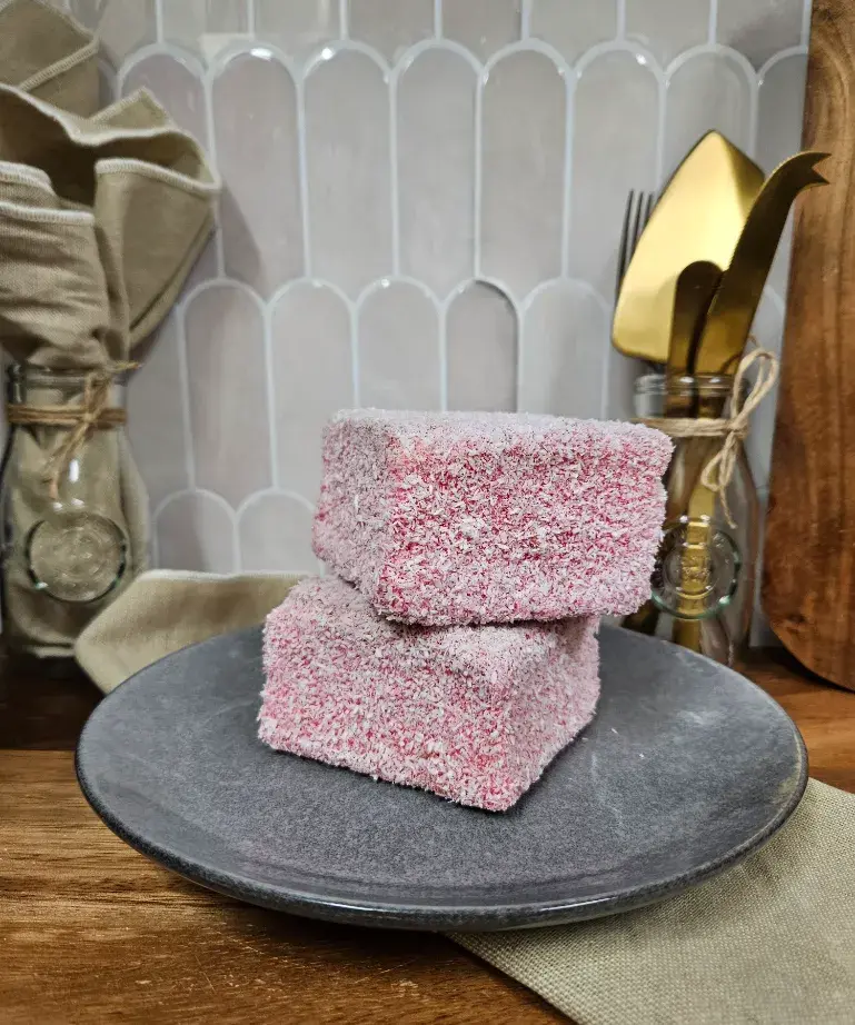 pink jelly cake